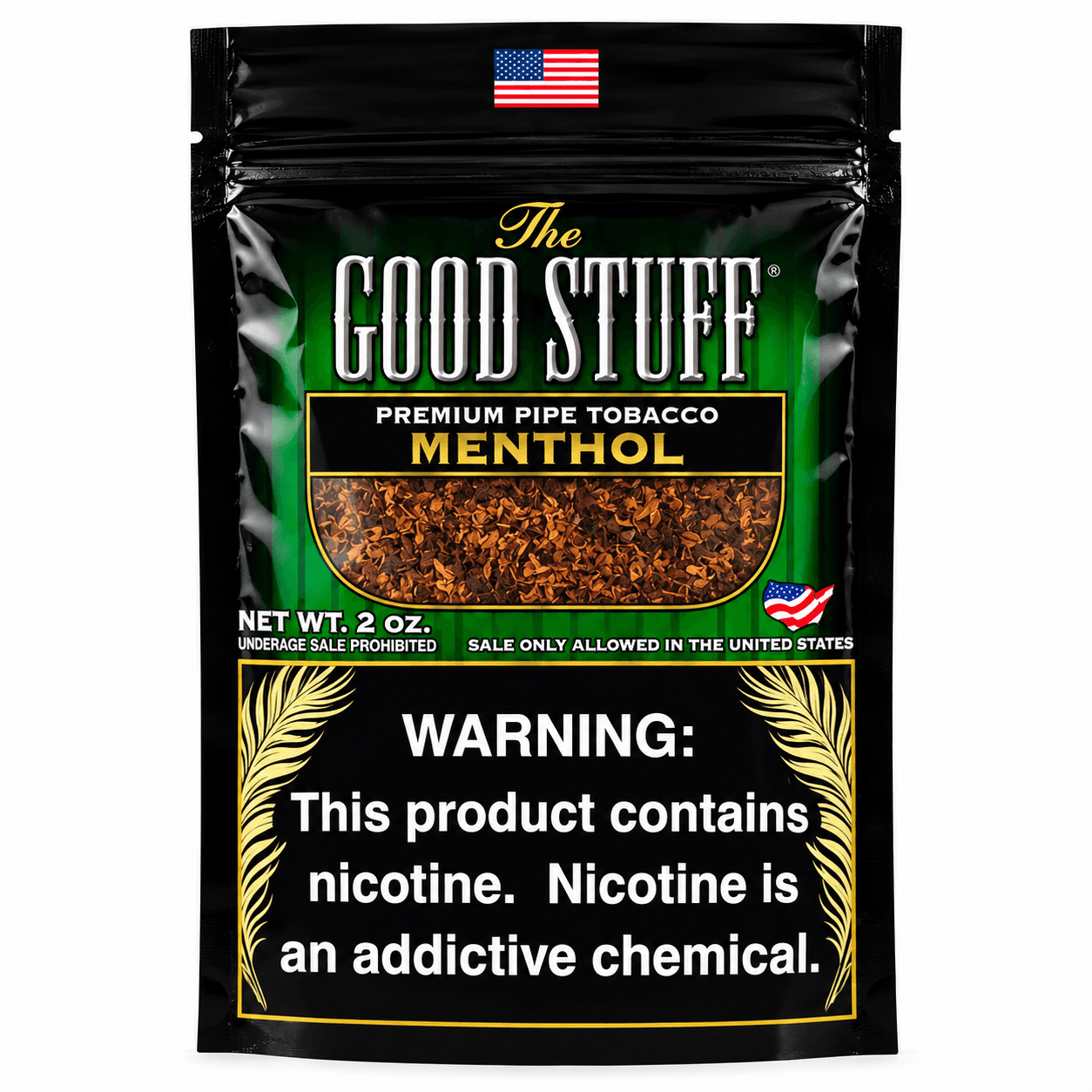 Good Stuff Menthol Pipe Tobacco 2 oz. Bag