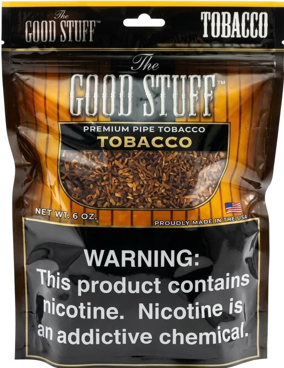 Good Stuff Natural Pipe Tobacco 6 oz. Bag